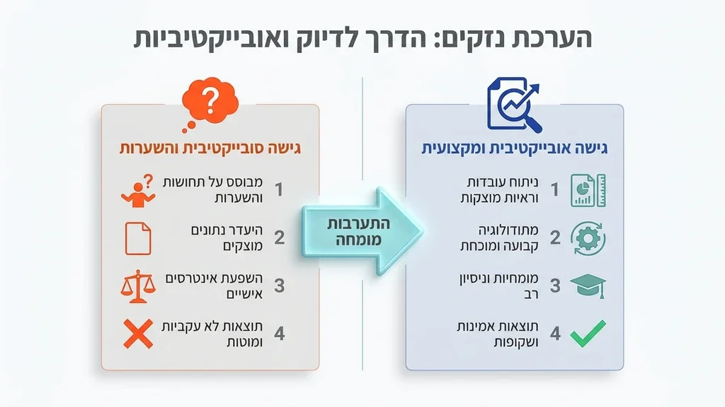שמאי מקצועי בוחן נזקי רכוש