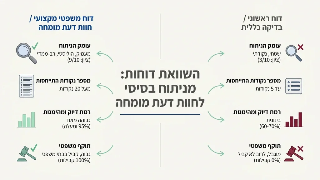 מסמך חוות דעת שמאית מפורט