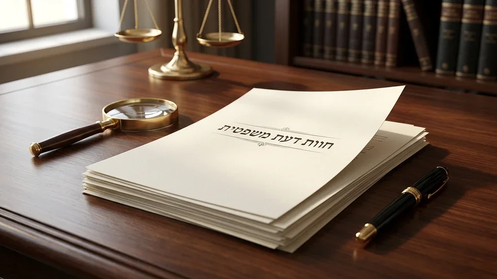 דוח הערכת נזקי רכוש משפטי ומוסמך